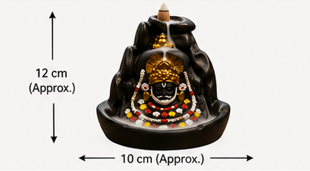 Shyam Kripa™ Smoke Fountain (12x10cm) 5.5" with 100 FREE dhup sticks