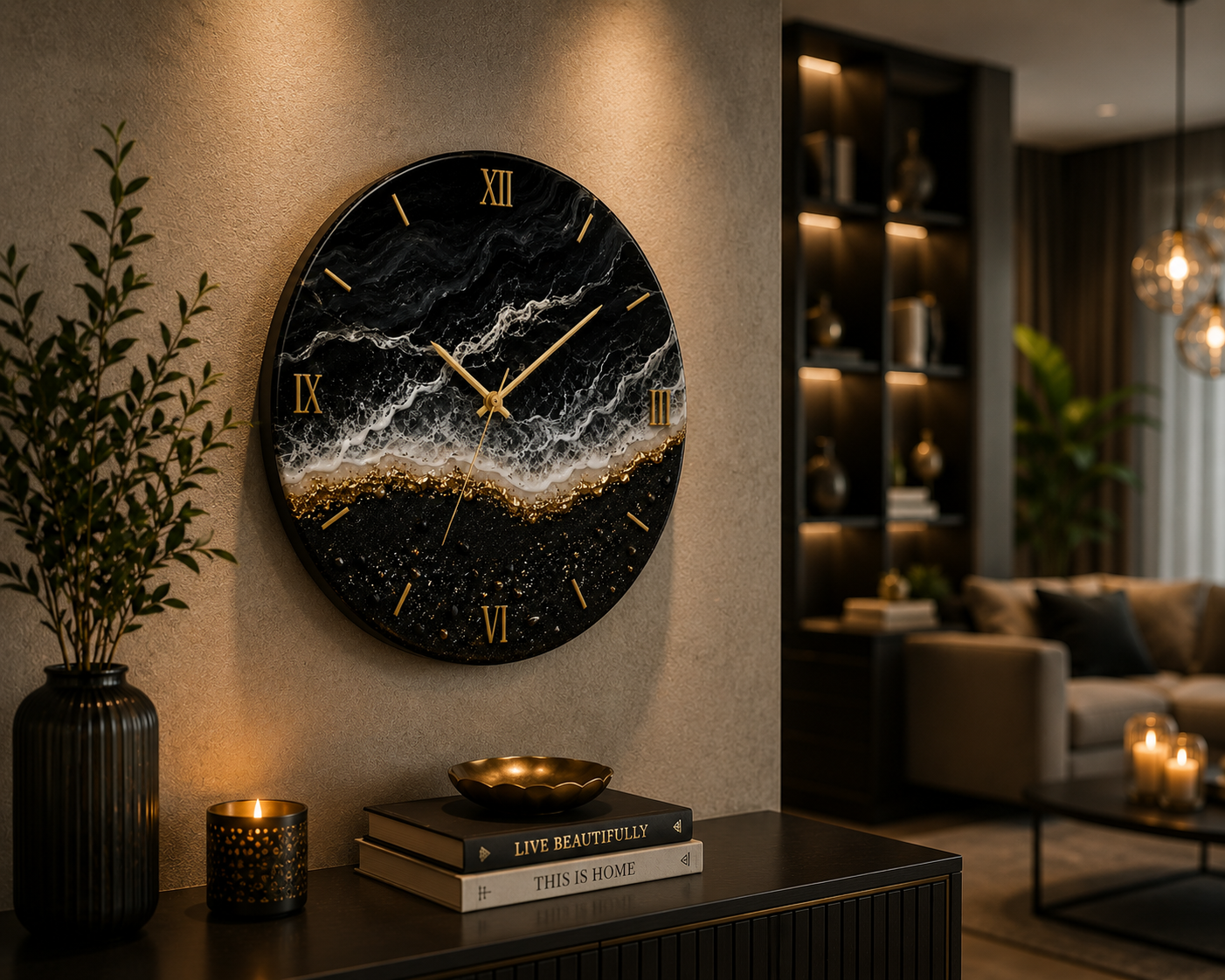 Resin Wall Clocks