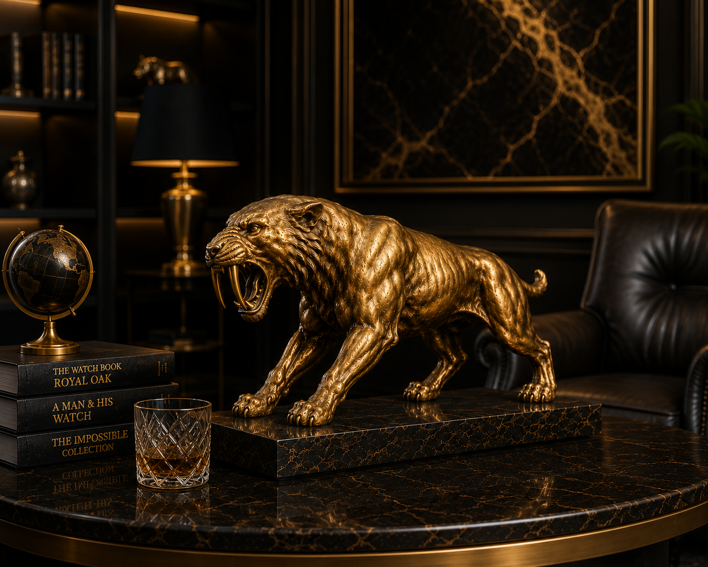 Aurum Fang™ Saber Sculpture