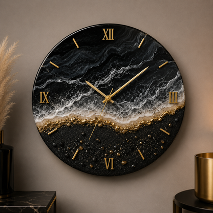 Obsidian Shore™ Wall Clock