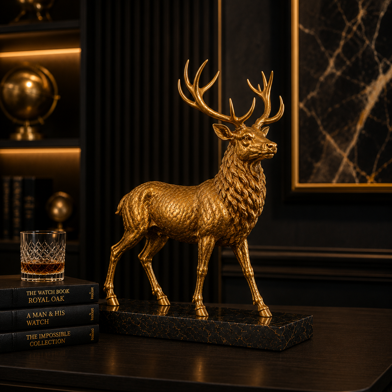 Aurum Monarch™ Stag Sculpture