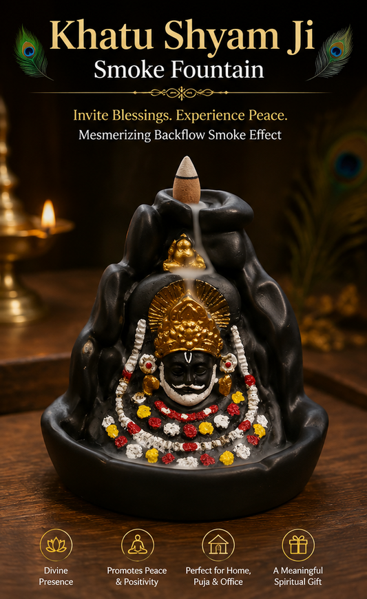 Shyam Kripa™ Smoke Fountain (12x10cm) 5.5" with 100 FREE dhup sticks