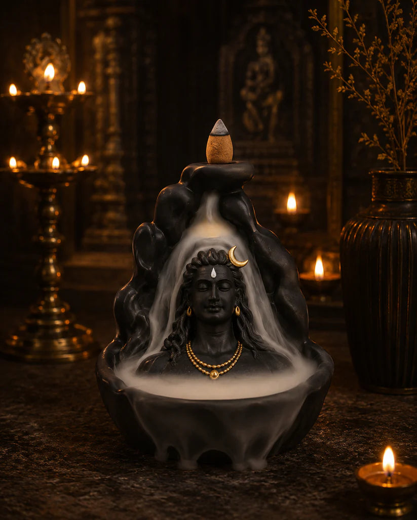 Aurum Adiyogi™ 5" (12x10cm) Smoke Fountain