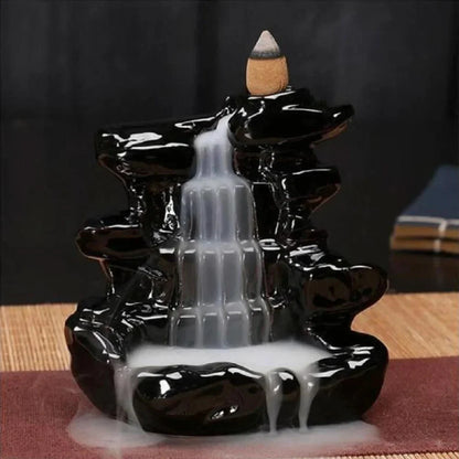 Obsidian Falls™ Smoke Fountain